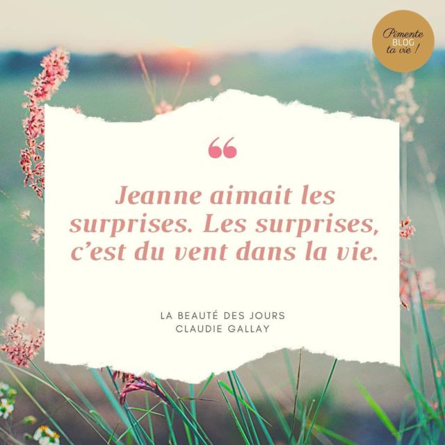 A toutes les Jeanne et à toutes les autres qui aiment les surprises... 😊

👉 met un 💥 en commentaire si tu te reconnais !

#pimentetavieofficiel
#epanouissementpersonnel
#bienetre 
#developpementpersonnel